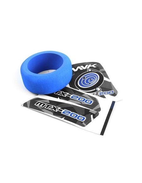 Maverick Transmitter Wheel Foam & Decals Blue