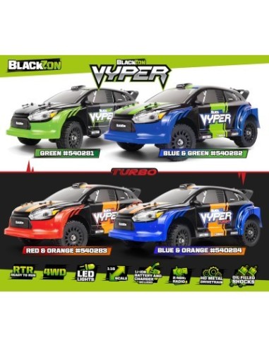 BLACKZON Vyper RX 1-16 4WD - Green