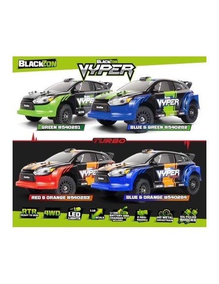 BLACKZON Vyper RX 1-16 4WD - Green