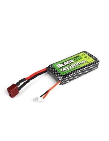 Battery Pack LiPo 7.4V, 1600mAh, w/T-Plug