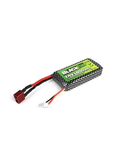 Battery Pack LiPo 7.4V, 1600mAh, w/T-Plug