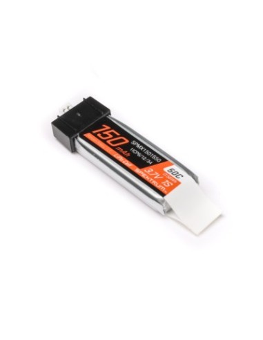3.7V 150mAh 1S 50C LiPo Battery: JST PH1.25 Connector