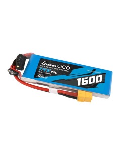 Batería Lipo Gens ace G-Tech de 1600 mAh, 7,4 V, 45C, 2S1P con conector XT60. 2