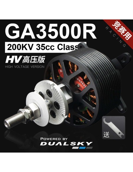 Motor Dualsky GA3500R.11 Racing Edition de 180 K/V y 3500 W