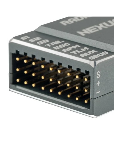 Sistema de control NEXUS-XR con receptor ExpressLRS integrado de 2,4 GHz