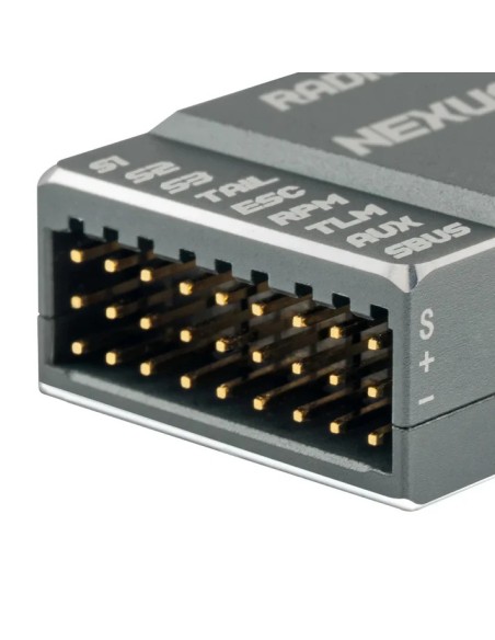 Sistema de control NEXUS-XR con receptor ExpressLRS integrado de 2,4 GHz