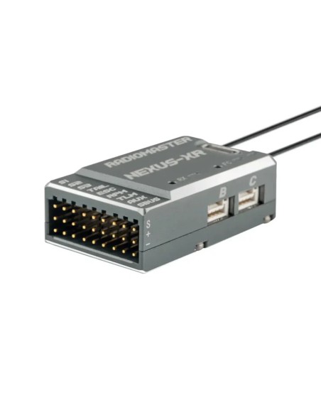 Sistema de control NEXUS-XR con receptor ExpressLRS integrado de 2,4 GHz