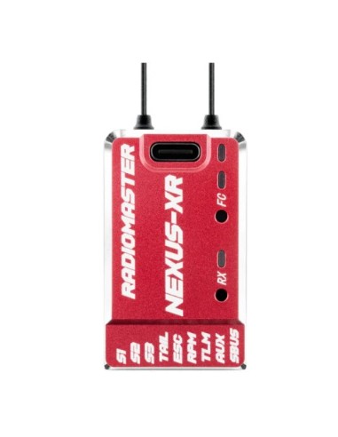 Sistema de control NEXUS-XR con receptor ExpressLRS integrado de 2,4 GHz