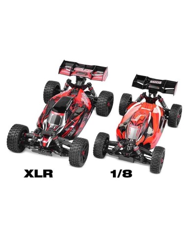 ASUGA XLR 6S - RTR - ROJO - Brushless Power 6S - Sin batería - Sin cargador