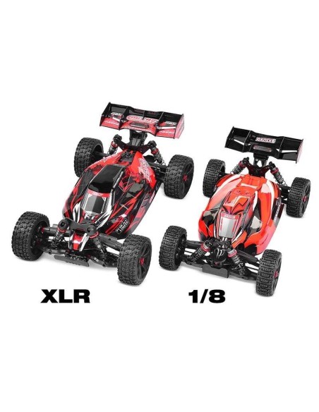 ASUGA XLR 6S - RTR - ROJO - Brushless Power 6S - Sin batería - Sin cargador