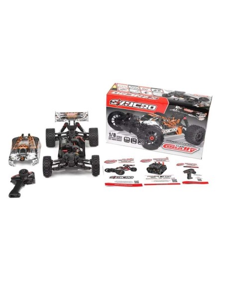 SYNCRO 2WD RTR - NARANJA- BRUSHLESS 3-4S - SIN BATERIA - SIN CARGADOR