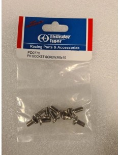 Tornillo de cabeza hueca FH, M5 x 10 PD0775 Thunder Tiger