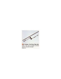 Conjunto de tubo de transmisión de cola de carbono Hirobo EX: 0404-141