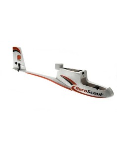 Fuselage with Elevator-Rudder Servos: AeroScout