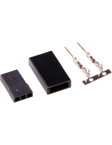 Conectores servo  FUTABA hembra, 10 unidades, enchufe dorado