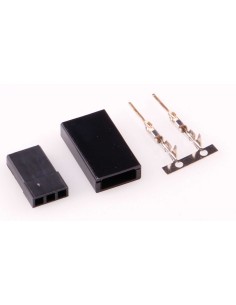 Conectores servo  FUTABA hembra, 10 unidades, enchufe dorado 2
