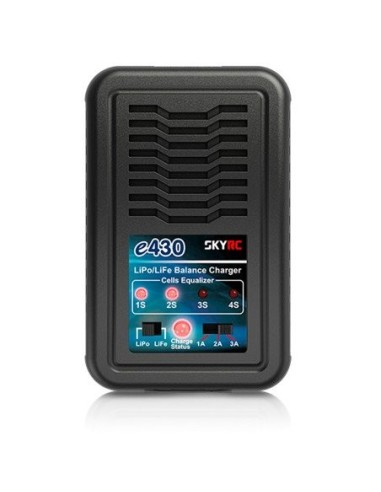 CARGADOR E430 LIPO/LIFE 2-4S 1-3A 30W 240V AC SKYRC