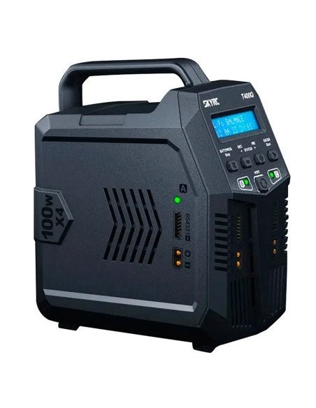 CARGADOR T400Q LIPO 1-6S 4X100W 240V AC SKYRC