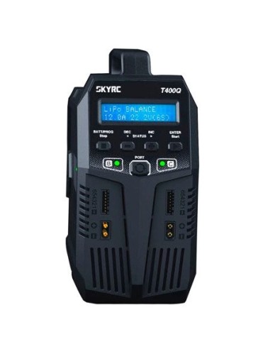 CARGADOR T400Q LIPO 1-6S 4X100W 240V AC SKYRC