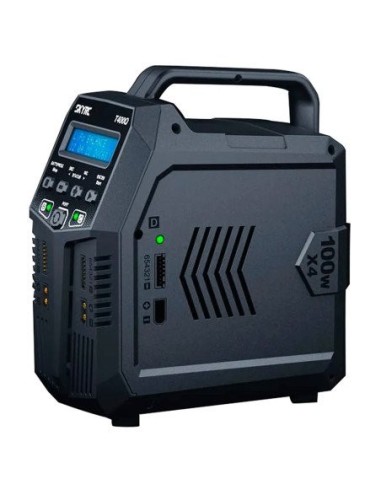 CARGADOR T400Q LIPO 1-6S 4X100W 240V AC SKYRC