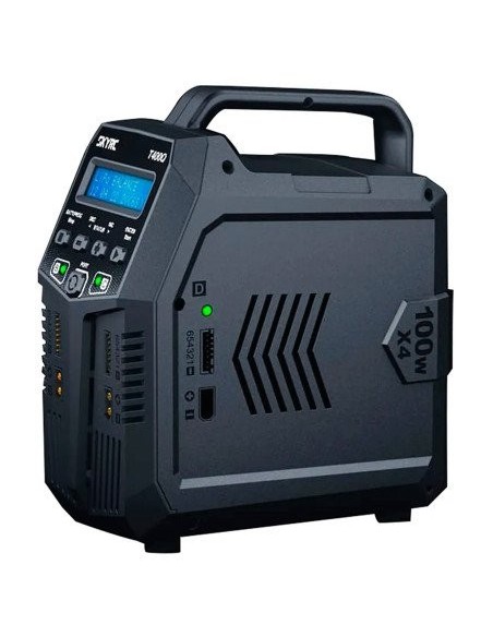 CARGADOR T400Q LIPO 1-6S 4X100W 240V AC SKYRC