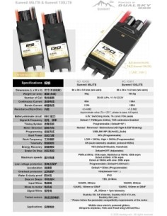 Controlador electrónico de velocidad (ESC) Dualsky Summit 130 Lite 2