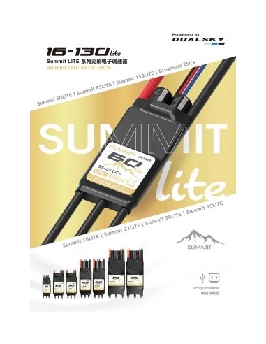 Controlador electrónico de velocidad (ESC) Dualsky Summit 130 Lite