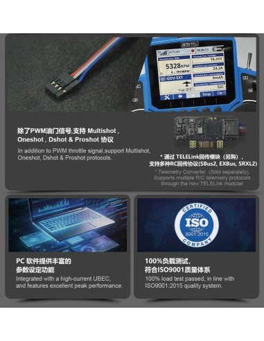 Controlador electrónico de velocidad (ESC) Dualsky Summit 45Lite