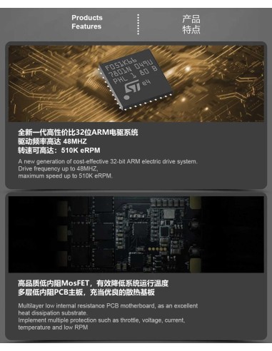 Controlador electrónico de velocidad (ESC) Dualsky Summit 30 Lite