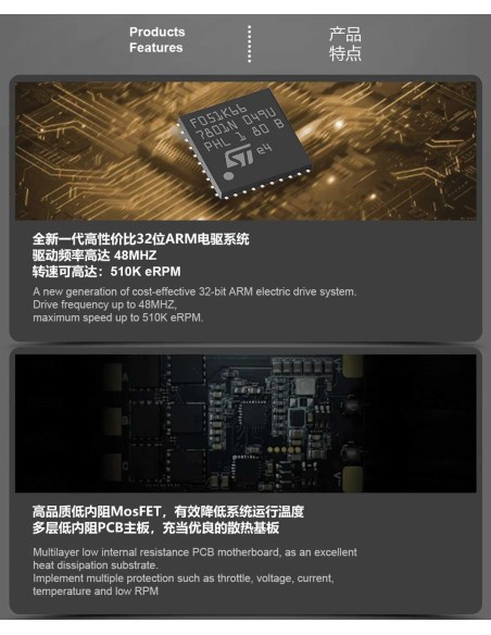 Controlador electrónico de velocidad (ESC) Dualsky Summit 30 Lite
