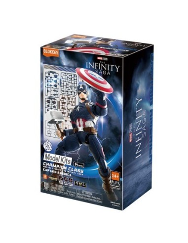 Figura Champion Class Marvel Infinity Saga: Capitán América Model Kit