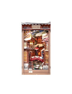 Cutebee Book Nook Kyoto Snow Whisper con 286 piezas
