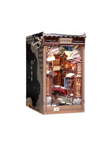 Cutebee Book Nook Kyoto Snow Whisper con 286 piezas