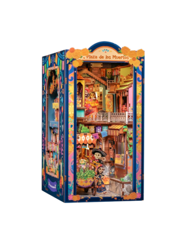 Cutebee Book Nook Plaza de los Muertos con 350 piezas