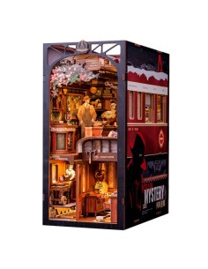 Book Nook Interor de un Tren "Train Mystery Case" con 338 piezas.