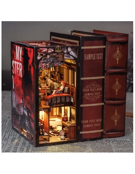 Book Nook Interor de un Tren "Train Mystery Case" con 338 piezas.