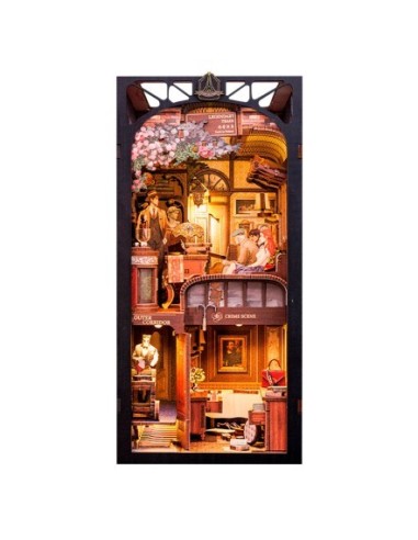Book Nook Interor de un Tren "Train Mystery Case" con 338 piezas.