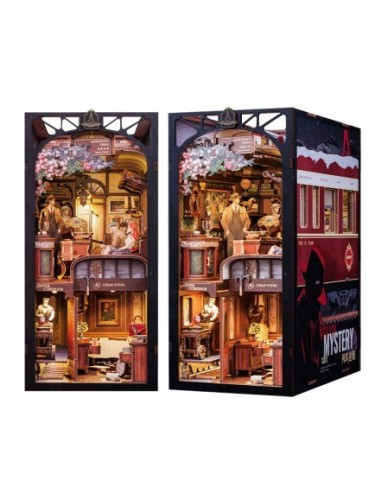 Book Nook Interor de un Tren "Train Mystery Case" con 338 piezas.