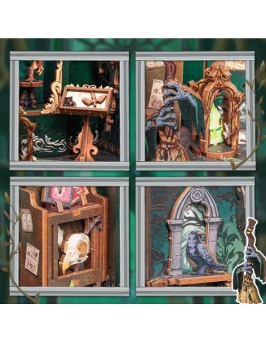 Book Nook Herbario "The Darkness Herbarium" con 98 piezas.