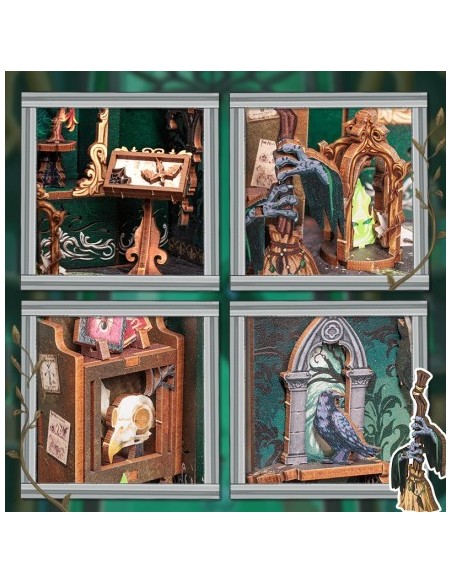 Book Nook Herbario "The Darkness Herbarium" con 98 piezas.