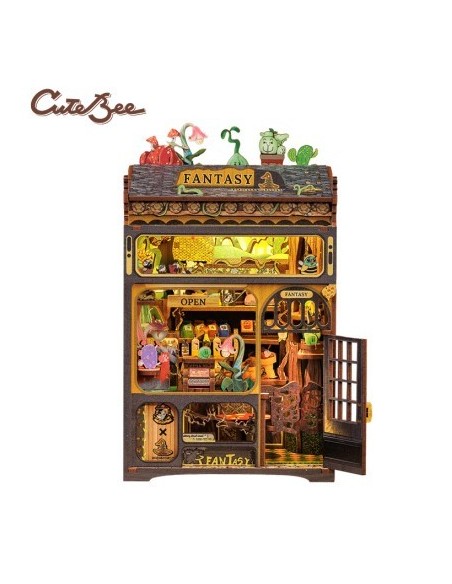 Book Nook Tienda de plantas "Fantasy Plant Shop" con 146 piezas.