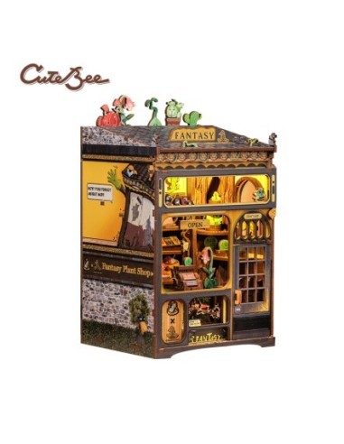 Book Nook Tienda de plantas "Fantasy Plant Shop" con 146 piezas.