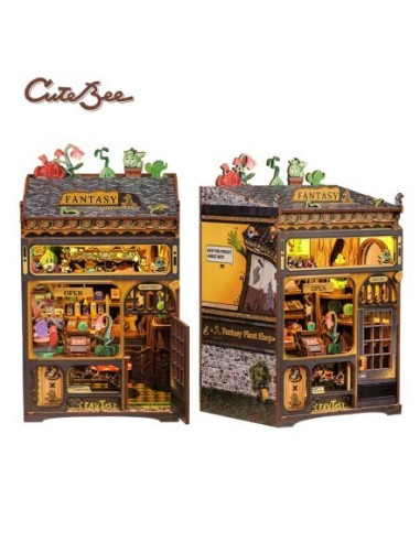 Book Nook Tienda de plantas "Fantasy Plant Shop" con 146 piezas.