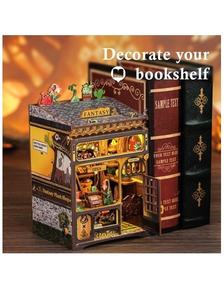 Book Nook Tienda de plantas "Fantasy Plant Shop" con 146 piezas.