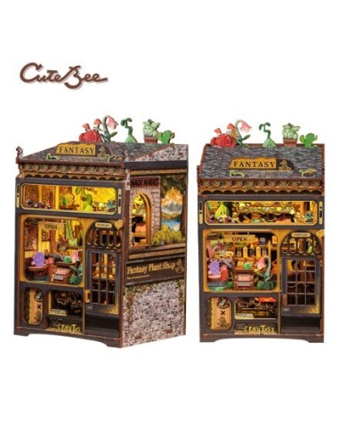 Book Nook Tienda de plantas "Fantasy Plant Shop" con 146 piezas.