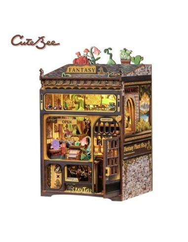 Book Nook Tienda de plantas "Fantasy Plant Shop" con 146 piezas.