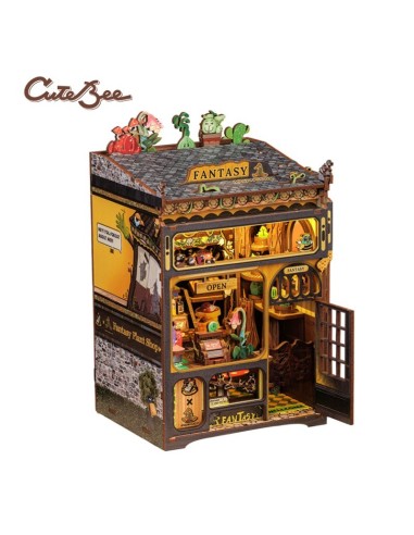Book Nook Tienda de plantas "Fantasy Plant Shop" con 146 piezas.