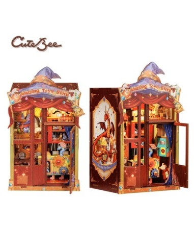 Book Nook Tienda de juguetes "Amazing Toy Store" con 107 piezas.