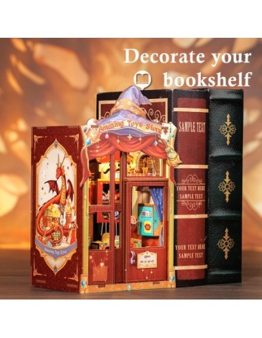 Book Nook Tienda de juguetes "Amazing Toy Store" con 107 piezas.