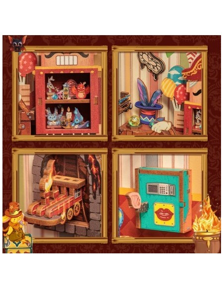 Book Nook Tienda de juguetes "Amazing Toy Store" con 107 piezas.